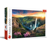 Trefl Haifoss Waterfall Iceland Puzzle 2000 Piece