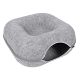 Pet Cat Cave Felt Square (47x47x20cm)