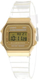 Casio Retro Unisex Gold Digital - A168XESG-9ADF