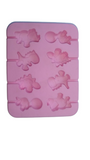 Baby Dinosaur silicone lollipop mould 8pc