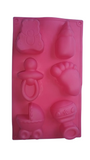 Baby-Themed Silicone Mold – 6 Cavity Design
