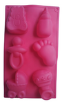 Baby-Themed Silicone Mold – 6 Cavity Design