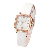 Casual Women's Quartz Watch & Faux Pearl Jewelry Set