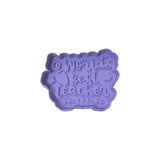 Hubbe Cookie Cutter - World's Best Teacher