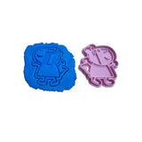 Hubbe Cookie Cutter - Peppa Pig - Zoe Zebra