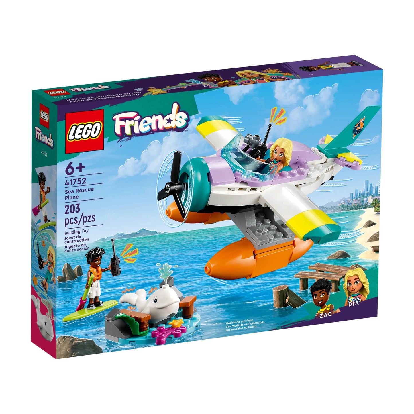 LEGO 41752 Friends Sea Rescue Plane