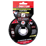 DEKTON 115mm Aluminium Oxide Flap Disc 60 Grit