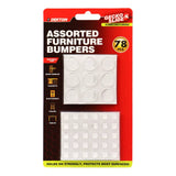 DEKTON Gecko Slide 78PC Assorted Furniture Bumpers - Clear