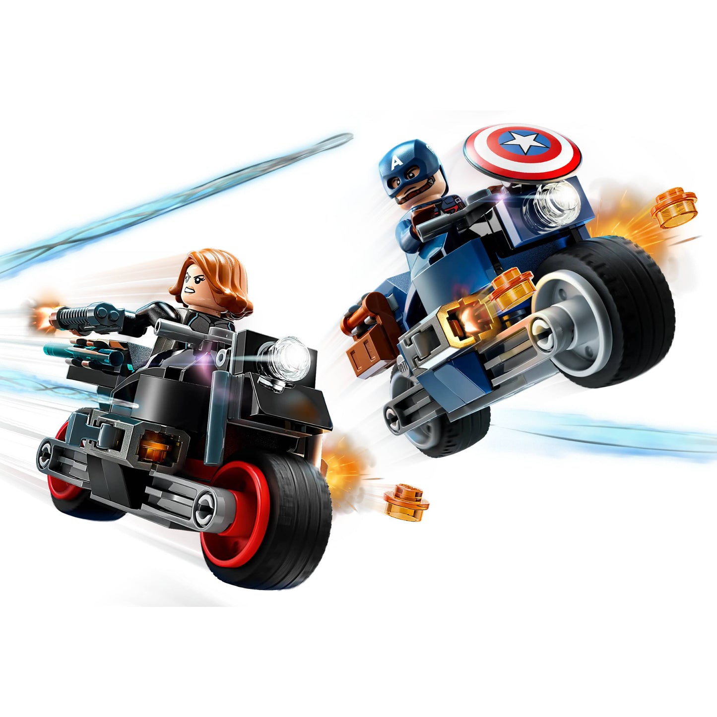 LEGO 76260 Marvel Black Widow & Captain America Motorcycles