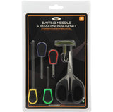 NGT Baiting Needle & Braid Scissor Set 6pc