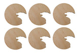 Wooden Bear Cutout Cup Coasters