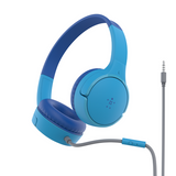 BELKIN SOUNDFORM Mini Wired On-Ear (3.5mm) Headphones for Kids - Blue