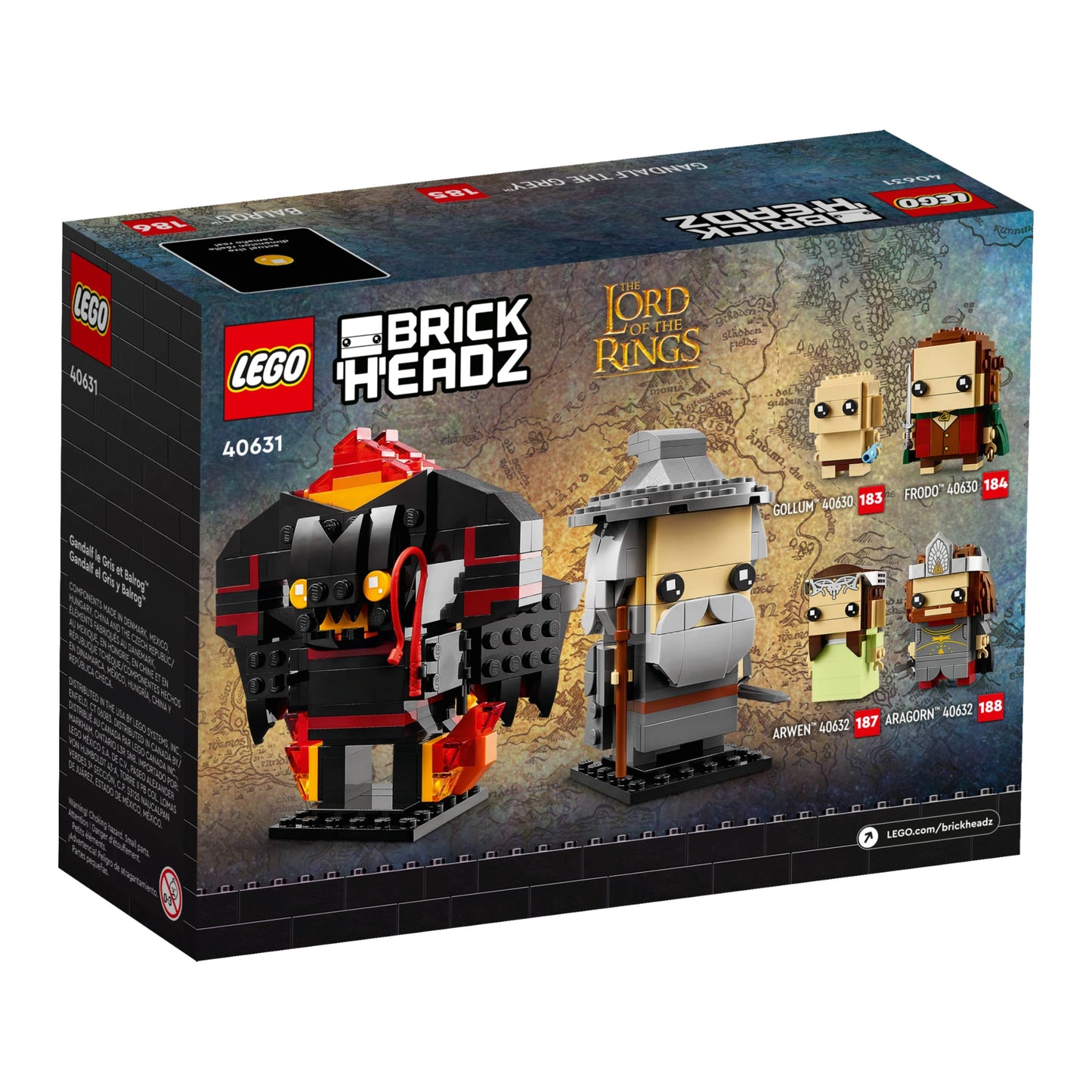 LEGO 40631 BrickHeadz Gandalf the Grey & Balrog