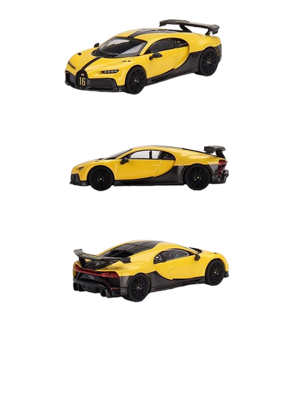 Mini GT Bugatti Chiron Pur Sport Yellow 1:64 Model