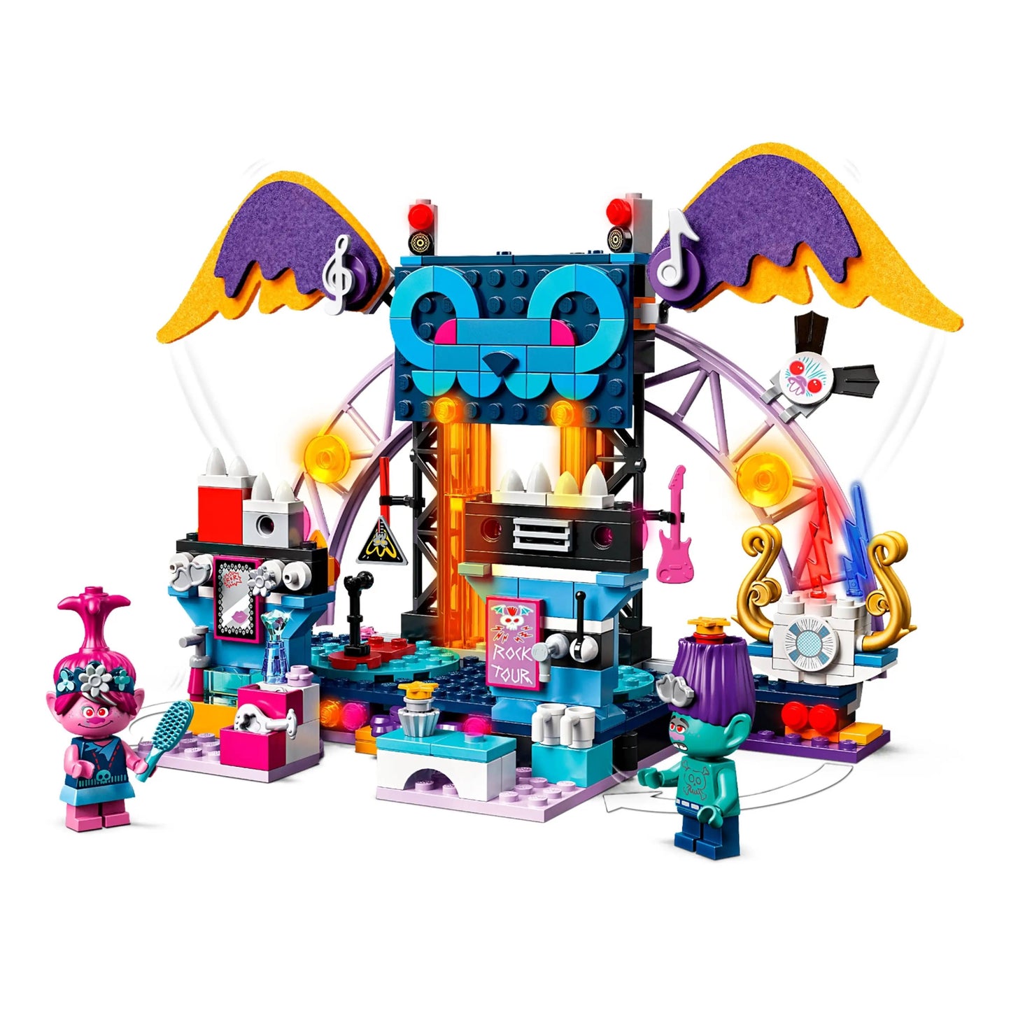 LEGO 41254 Trolls World Tour Volcano Rock City Concert