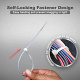 DEKTON 50PC 4.8mm x 250mm Black Cable Tie