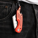 DEKTON Pro Fold Back Knife with Carabiner