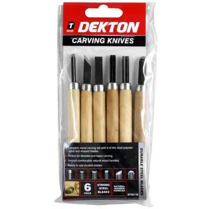 DEKTON 6PC Carving Knife Set