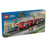 LEGO 60423 City Downtown Streetcar and Station -Damaged Box