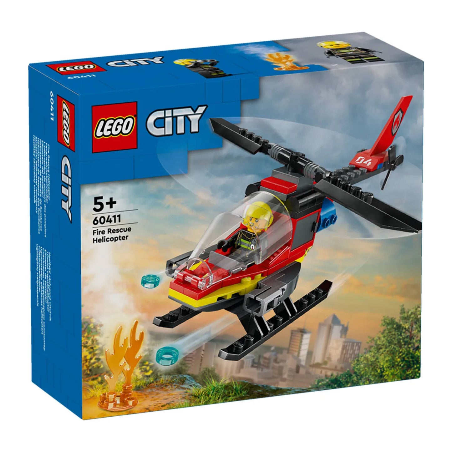 LEGO 60411 City Fire Rescue Helicopter