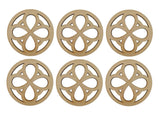 Wooden Celtic Cup Coasters
