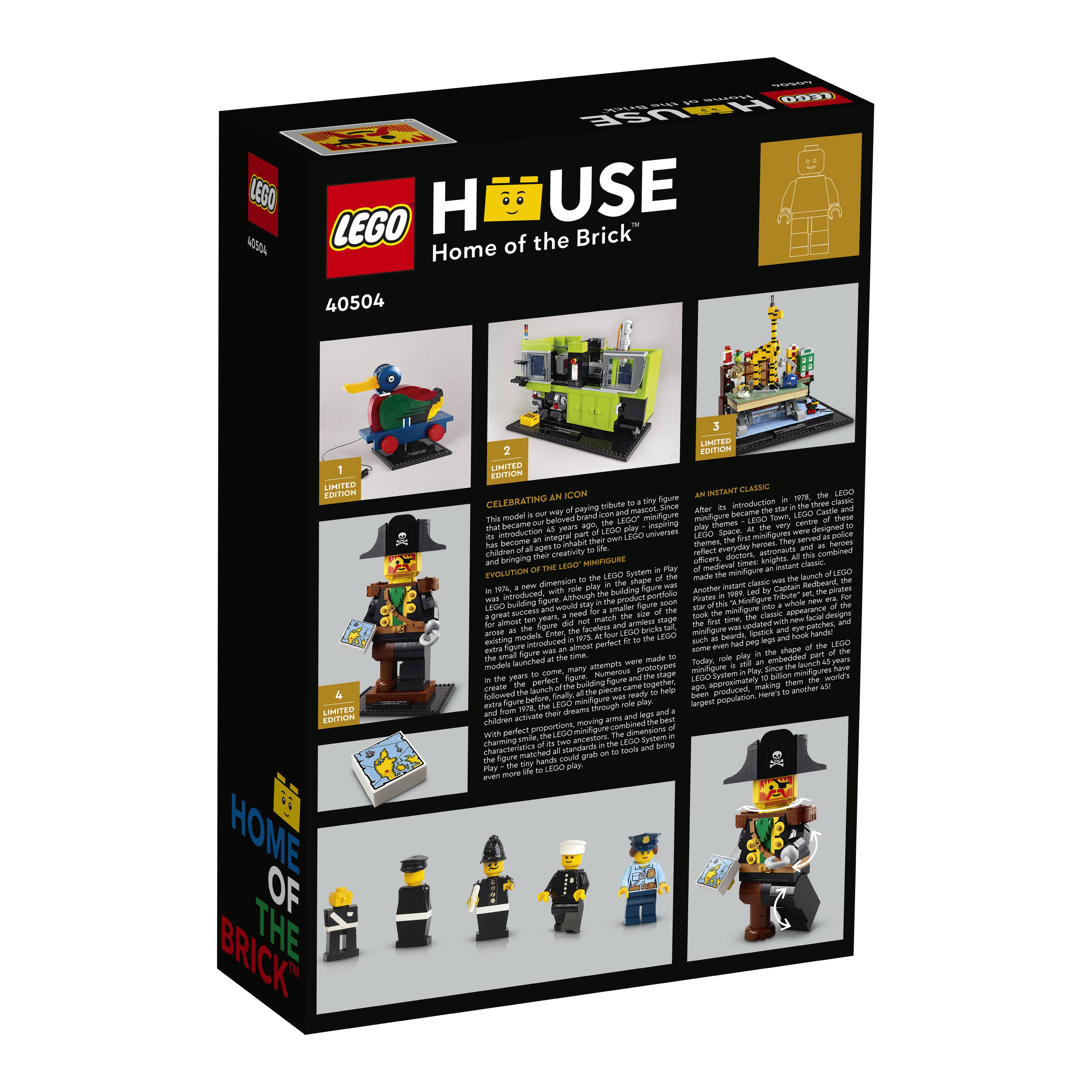 Unusual Lego Builds LEGO 40504 LEGO House A Minifigure Tribute