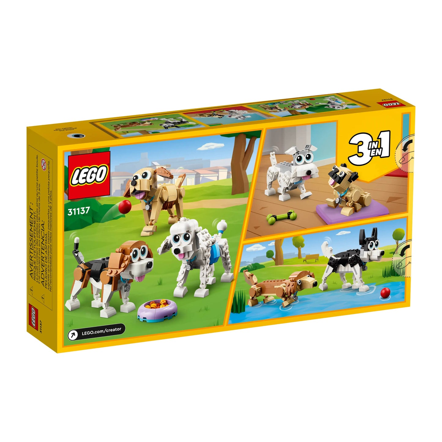 LEGO 31137 Creator 3-in-1 Adorable Dogs