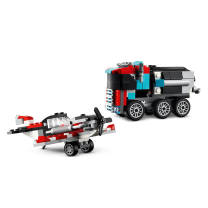 LEGO 31146 Creator 3-in-1 Flatbed Truck with Helicopter