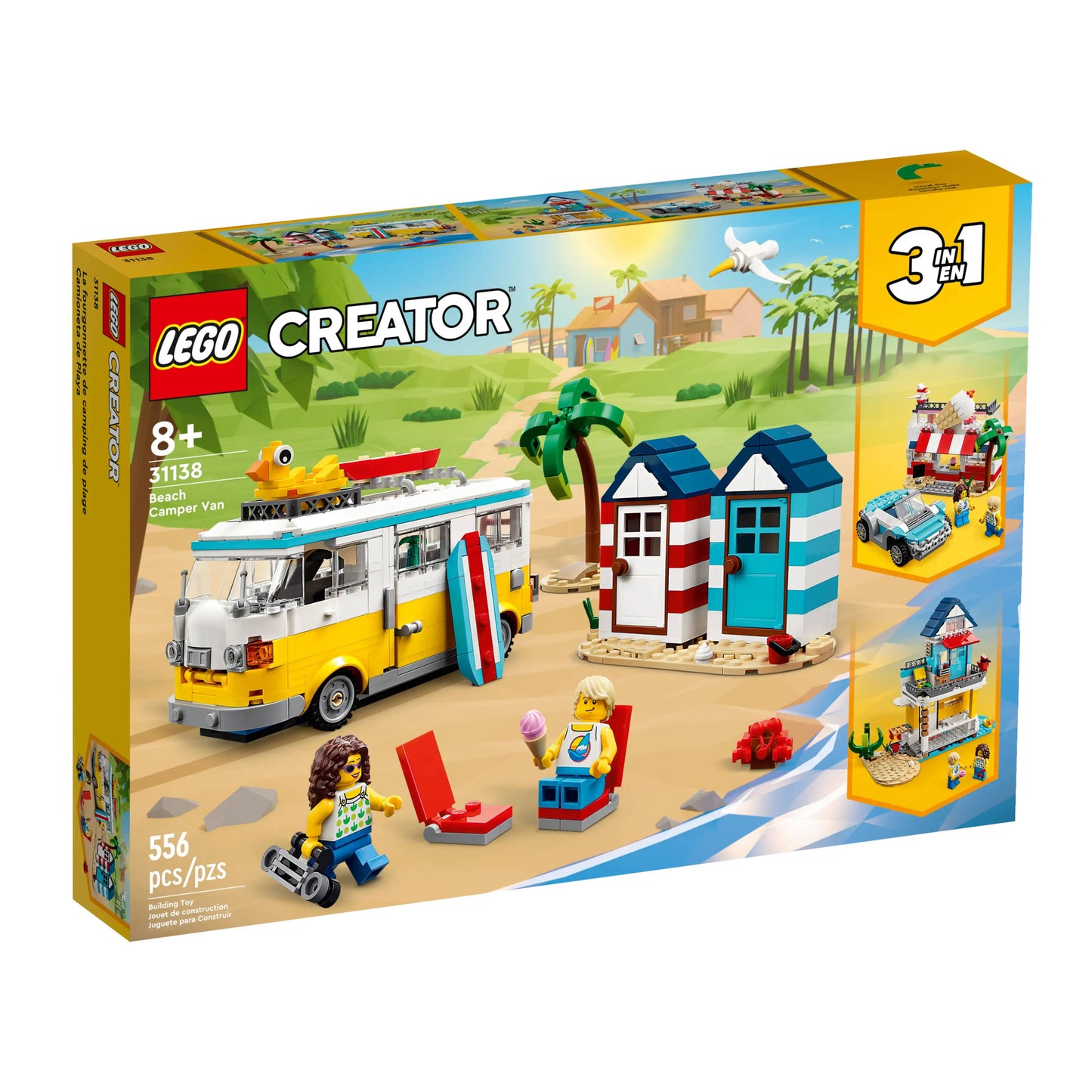 LEGO 31138 Creator 3-in-1 Beach Camper Van