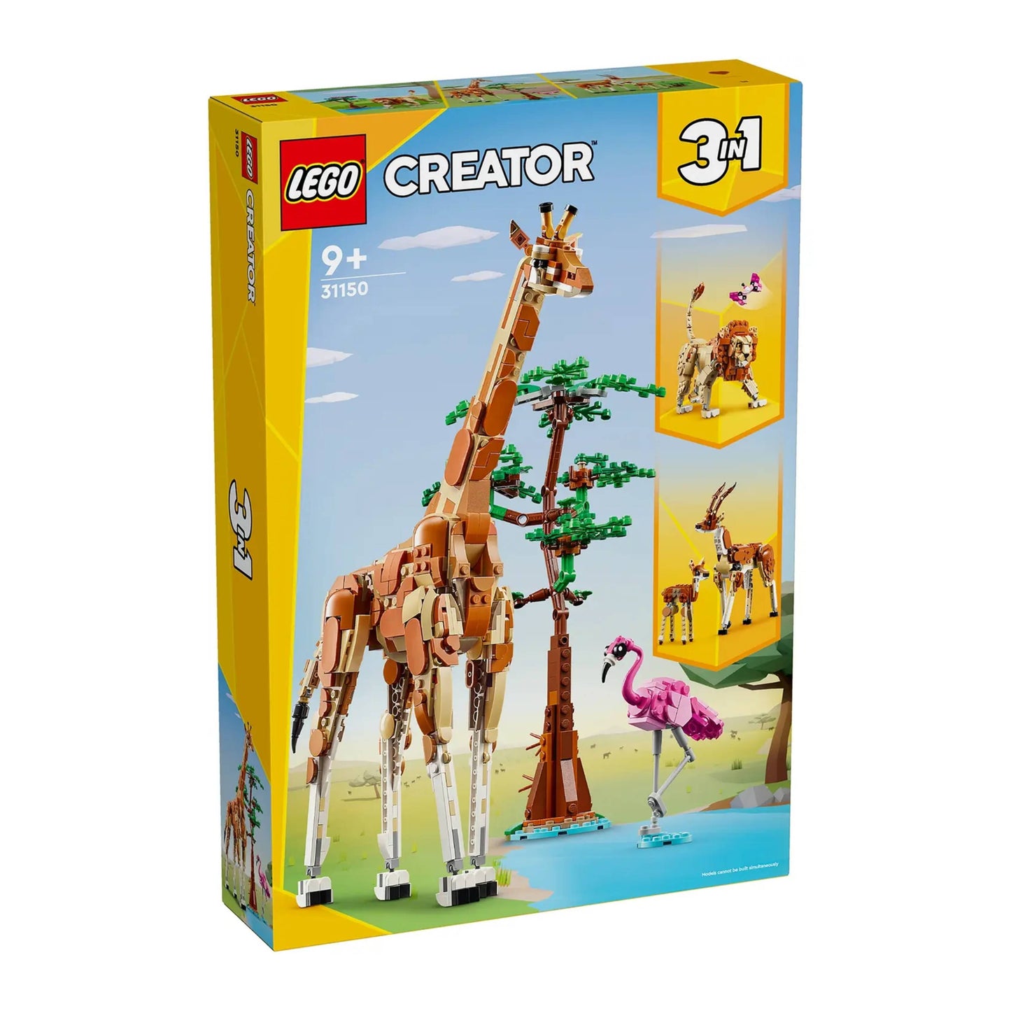 LEGO 31150 Creator 3-in-1 Wild Safari Animals