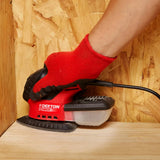 DEKTON 5PC Hook and Loop Detail Sanding Sheets 100mm x 140mm- Medium 80 Grit