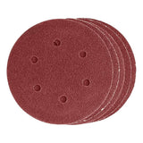 DEKTON 12PC Hook and Loop Orbital Mixed Sanding Discs 125mm - Assorted Grit