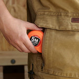 DEKTON HI VIS Orange Soft Grip Auto-Lock Tape Measure 5m x 19mm