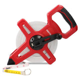 DEKTON 50m Fibreglass Surveyor Tape with Handle
