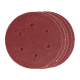 DEKTON 5PC Hook and Loop Orbital Sanding Discs 125mm - Extra Coarse 40 Grit