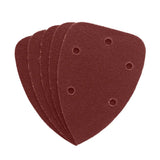 DEKTON 5PC Hook and Loop Detail Sanding Sheets 100mm x 140mm - Coarse 60 Grit