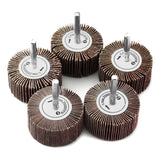 DEKTON 5PC 50 x 25mm Mixed Grit Flap Wheels
