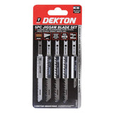 DEKTON 5PC Jigsaw Blade B & D Style Set