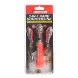 DEKTON 3PC Hand Countersink Set