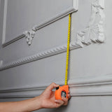 DEKTON HI VIS Orange Soft Grip Auto-Lock Tape Measure 5m x 19mm