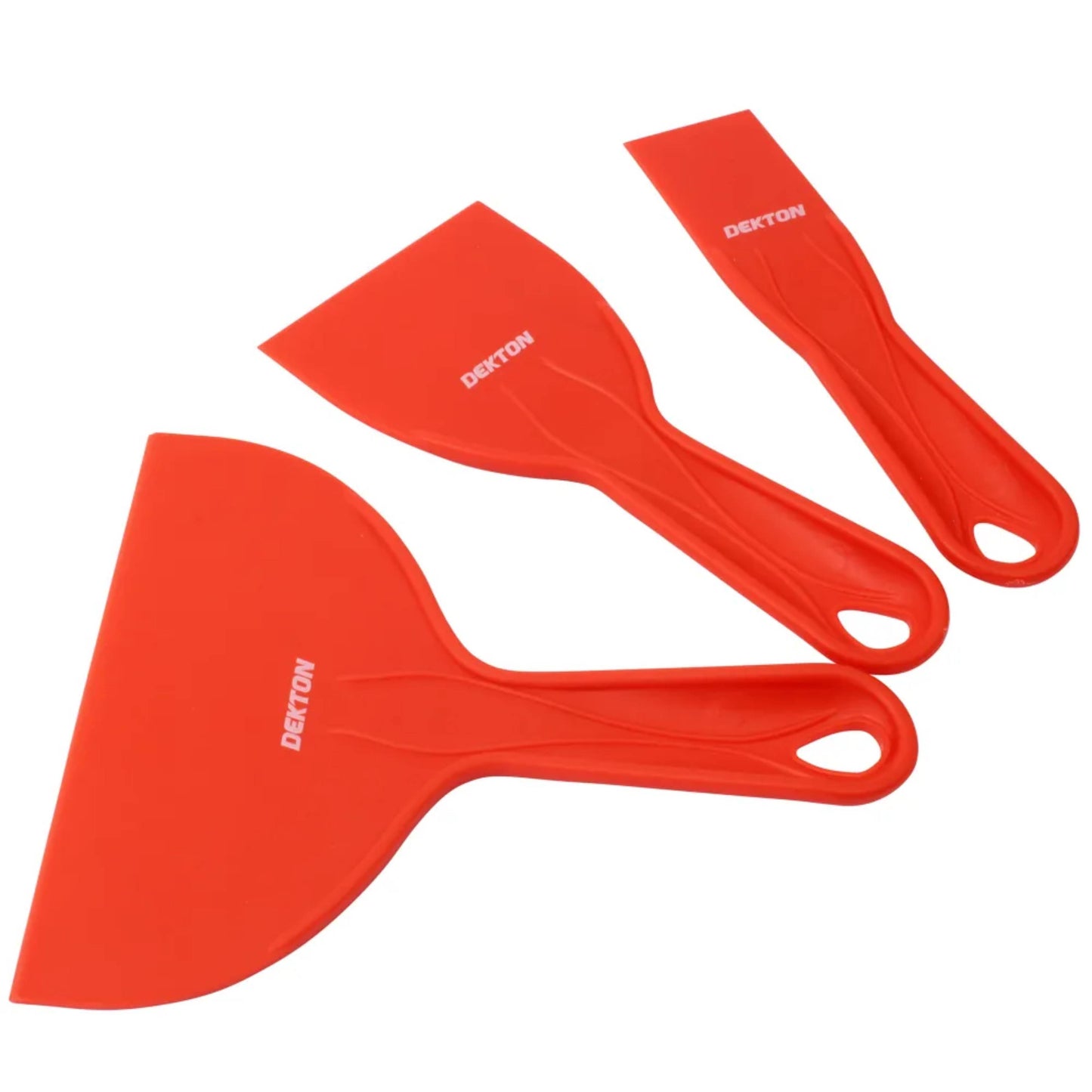 DEKTON 3PC Plastic Putty Knife Set