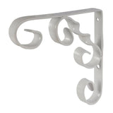 DEKTON Twisted Wrought Iron Scroll Shelf Bracket 8