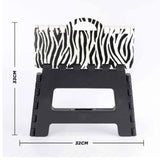 DEKTON 32cm Zebra Print Step Stool