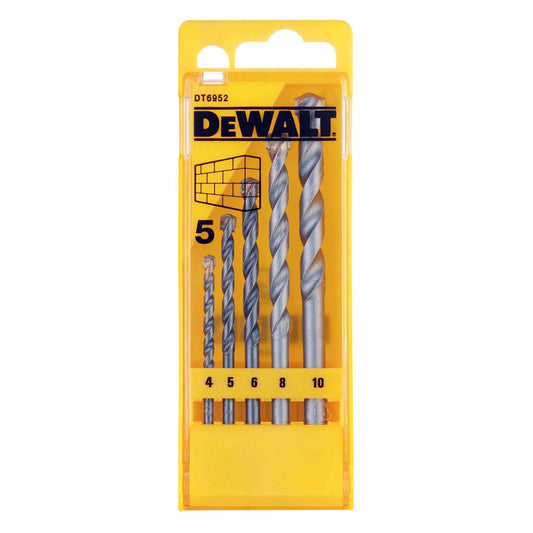 DeWalt 5PC Masonry Drill Bit Set