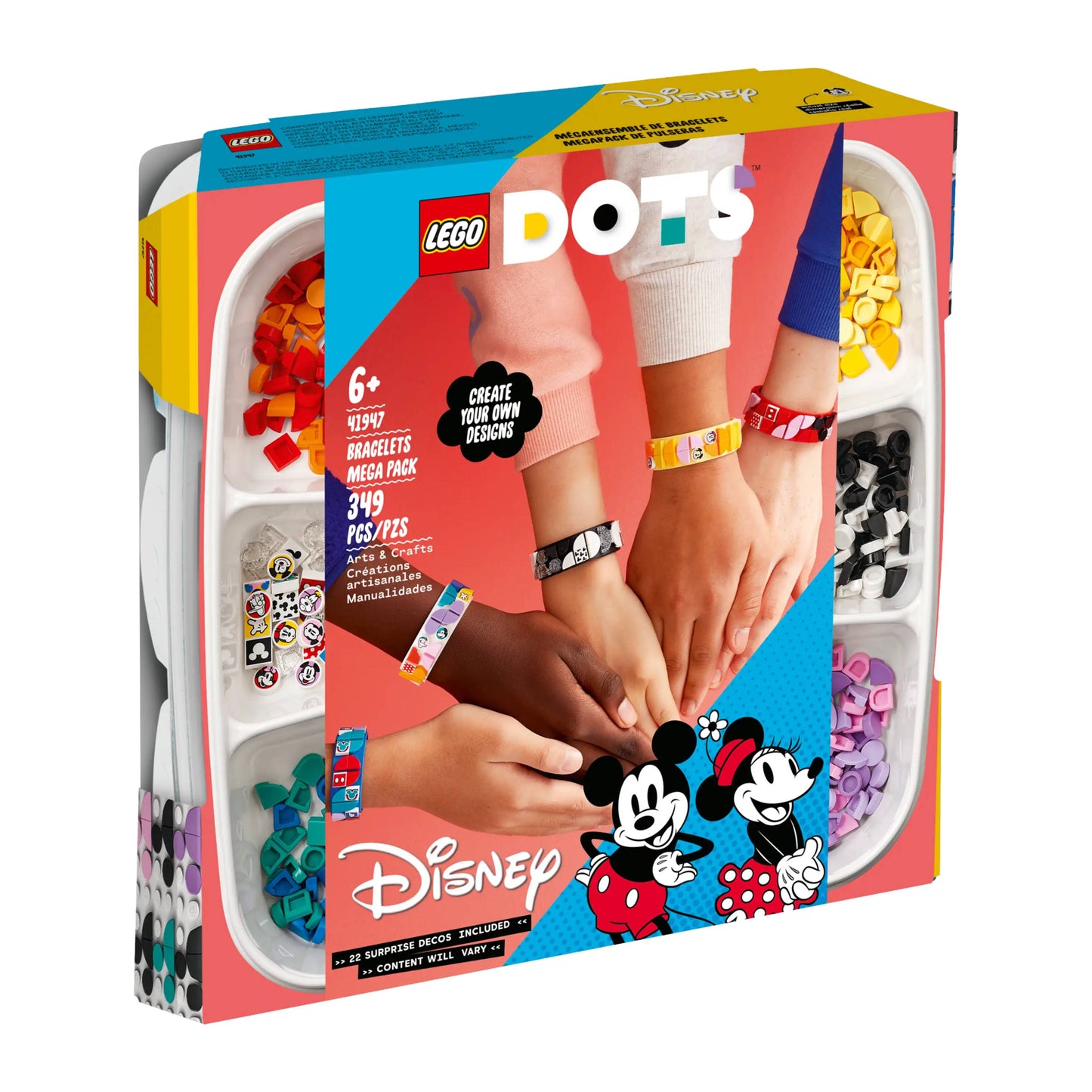 LEGO 41947 DOTS Mickey & Friends Bracelets Mega Pack