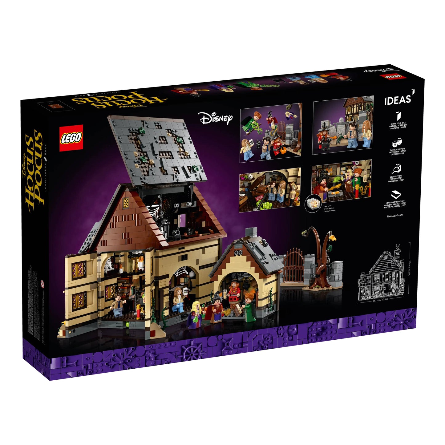 LEGO 21341 Ideas Disney Hocus Pocus: The Sanderson Sisters' Cottage