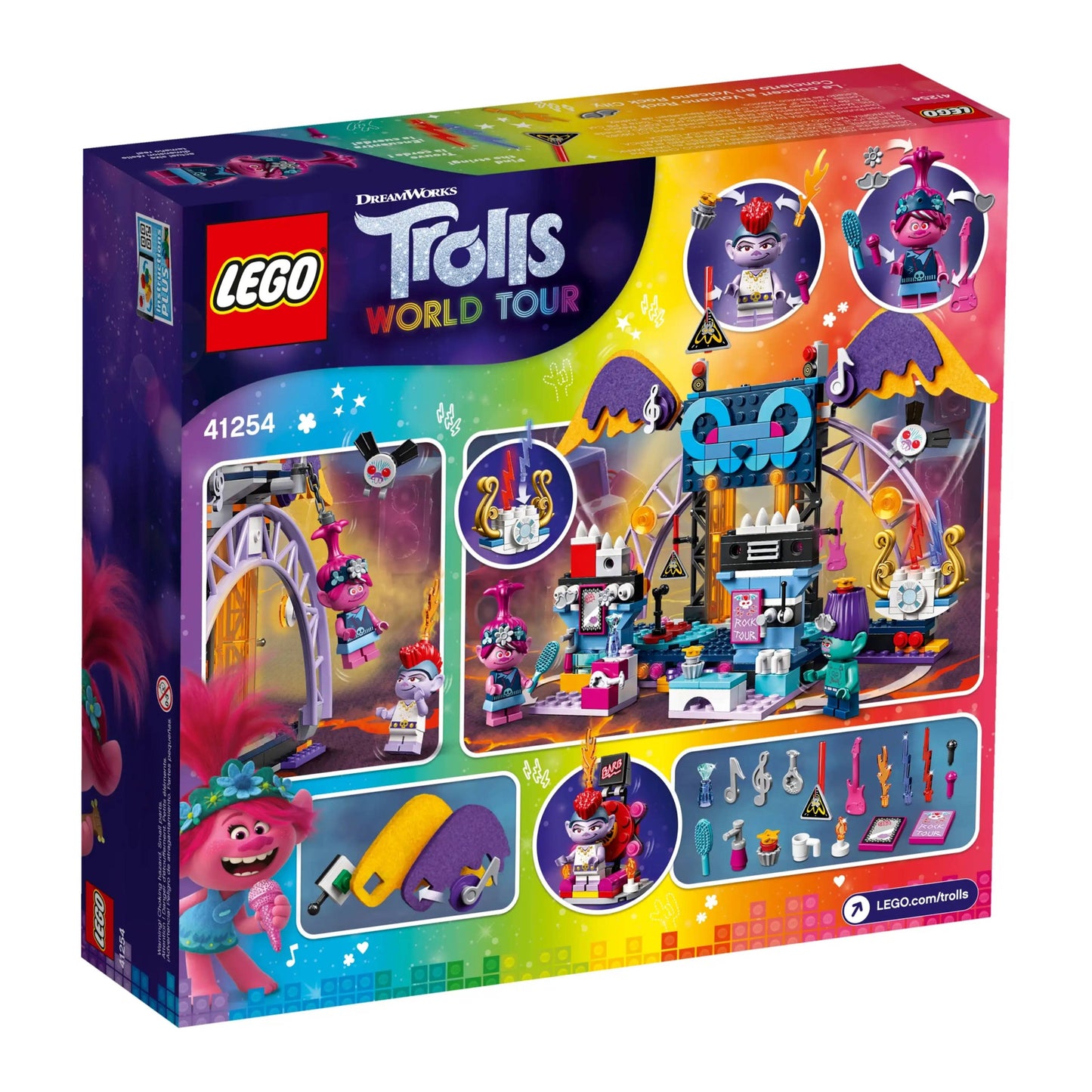 LEGO 41254 Trolls World Tour Volcano Rock City Concert