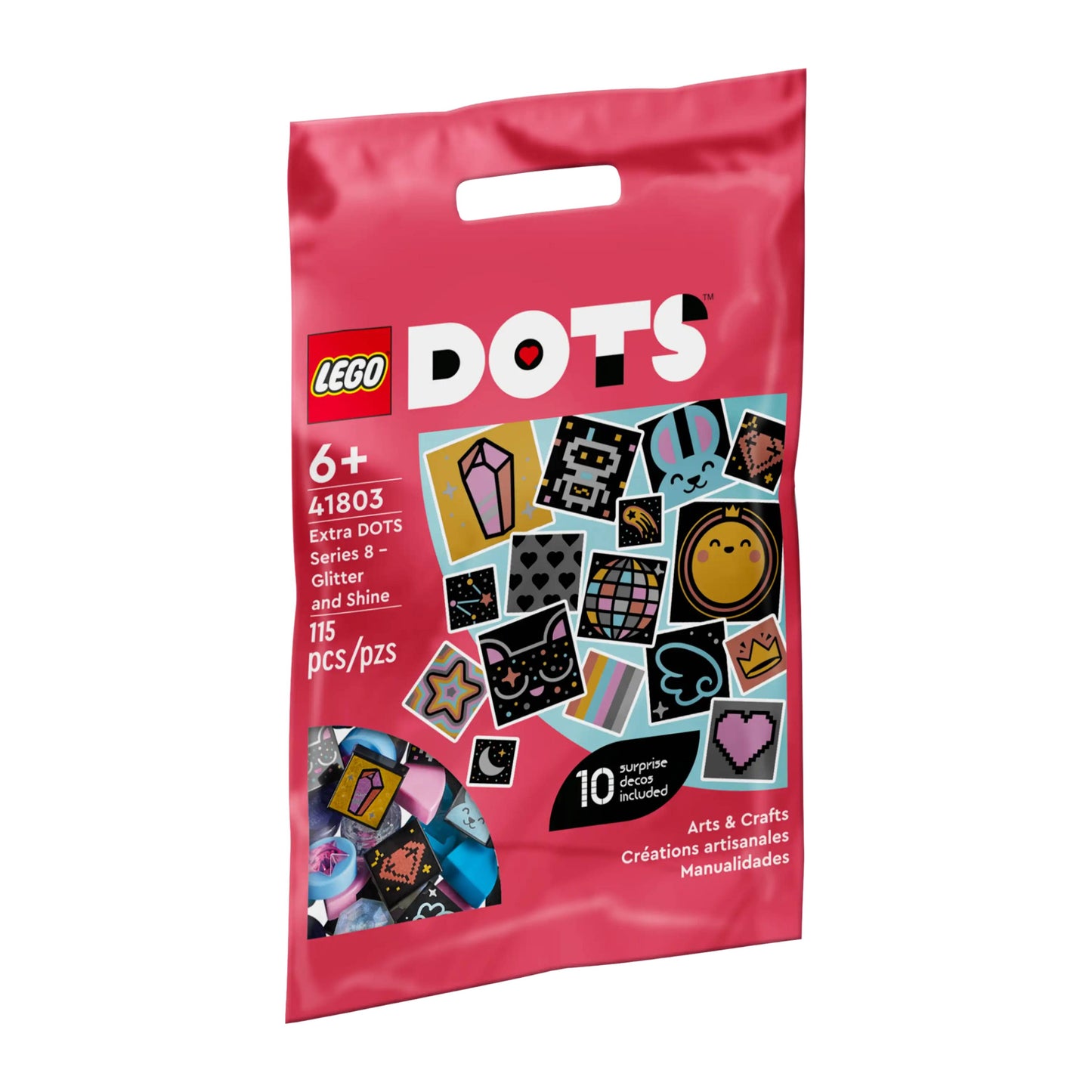 LEGO 41803 DOTS Extra DOTS Series 8 – Glitter and Shine