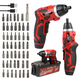 Dekton 51 Piece Power Rechargeable Cordless 2-in-1 Screwdriver & Bit Set