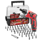 Dekton 51 Piece Power Rechargeable Cordless 2-in-1 Screwdriver & Bit Set